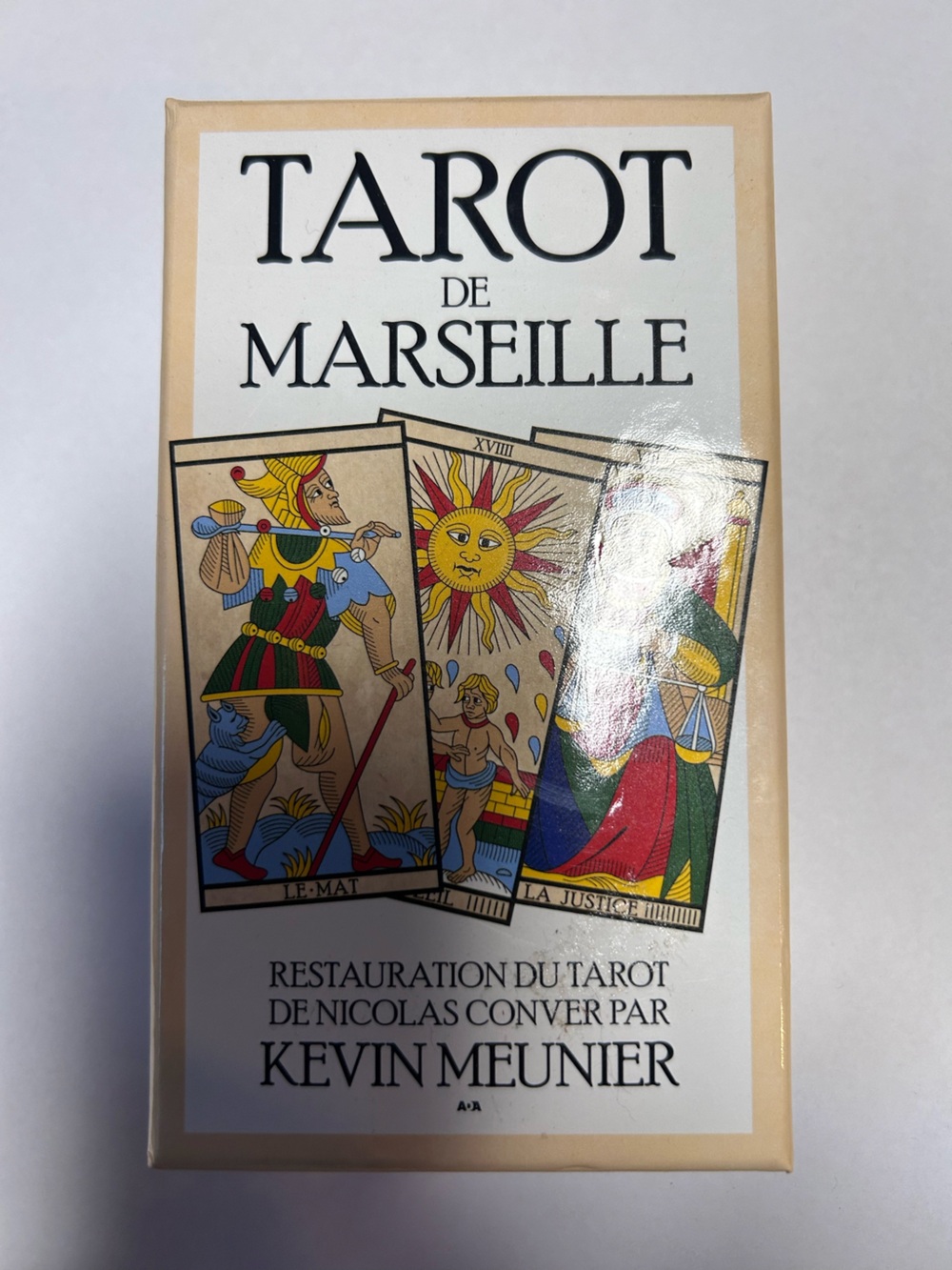 Tarot de Marseille - Restauration du tarot de Nicolas Conver OOP ADA Vintage